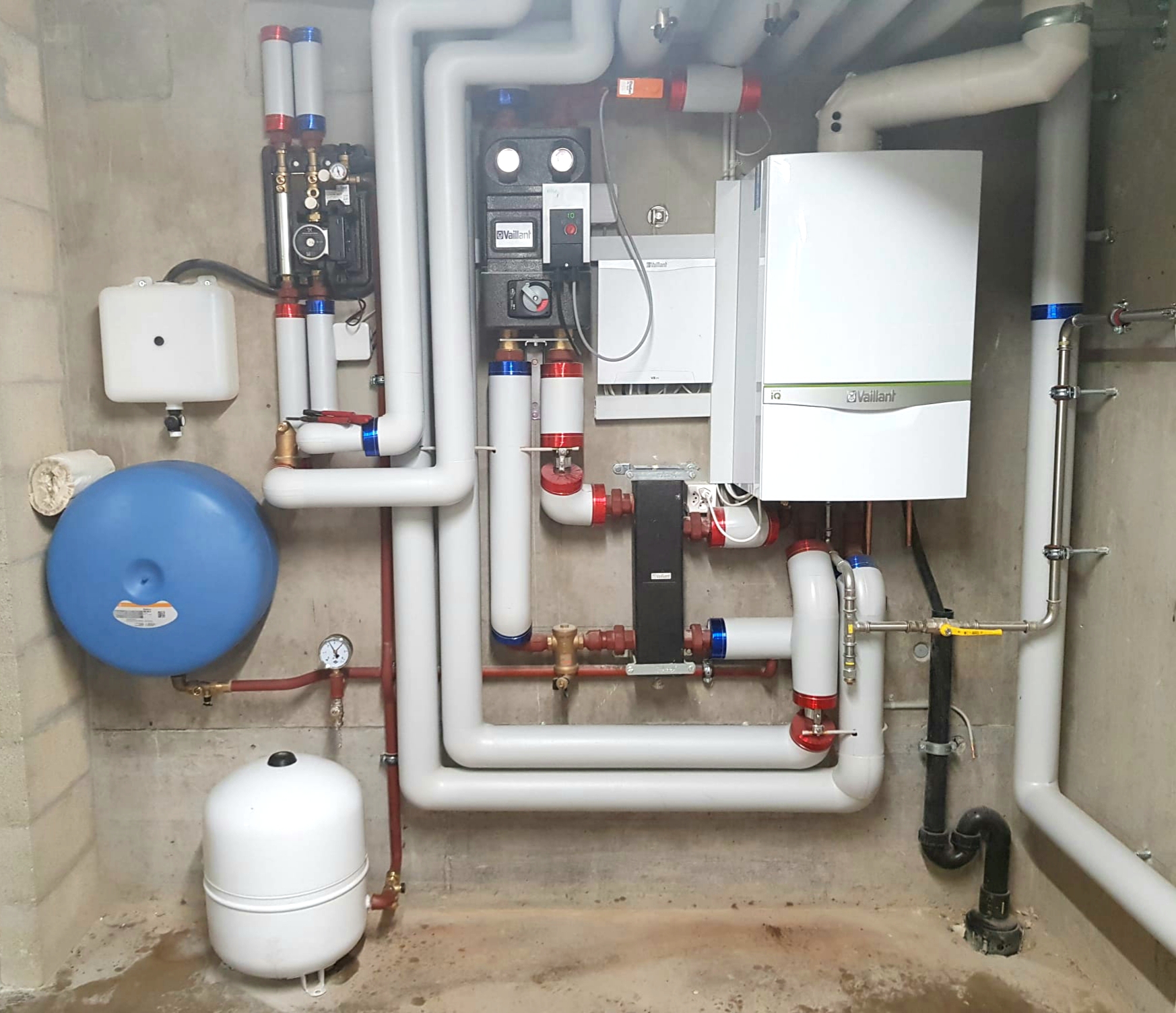 Installation technique de chauffage publiée par Beau Energie